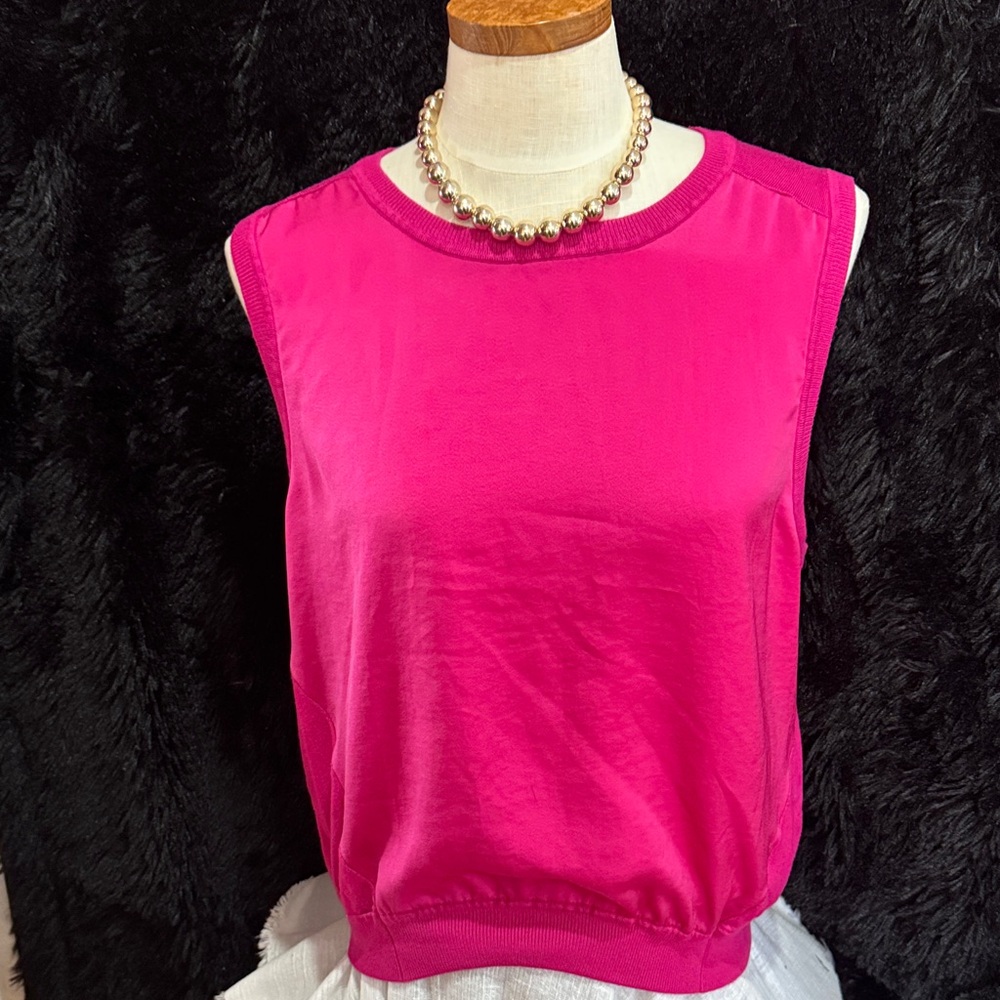 DKNY Fuchsia Sleeveless Tank Top